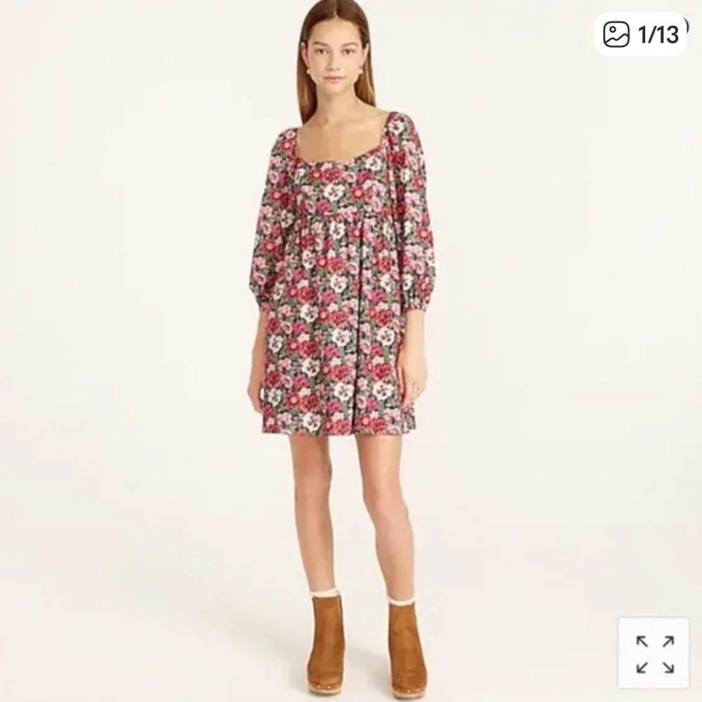 J. Crew x Liberty Amelie Floral Dress - Picture 2 of 8